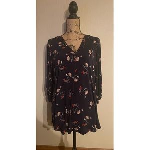 💚💚💚NWT Beacon floral blouse